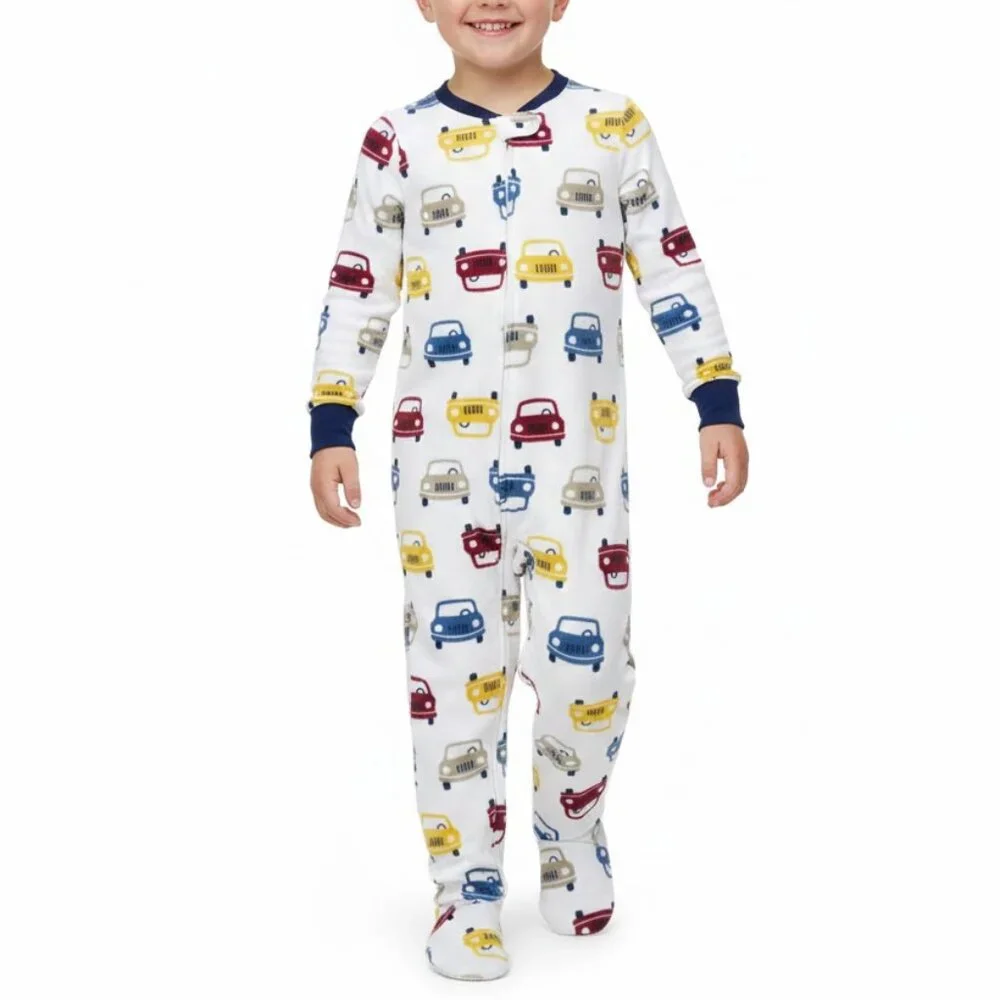 Carter’s 5T Fleece Footed Pajamas Cars Print Sleeper